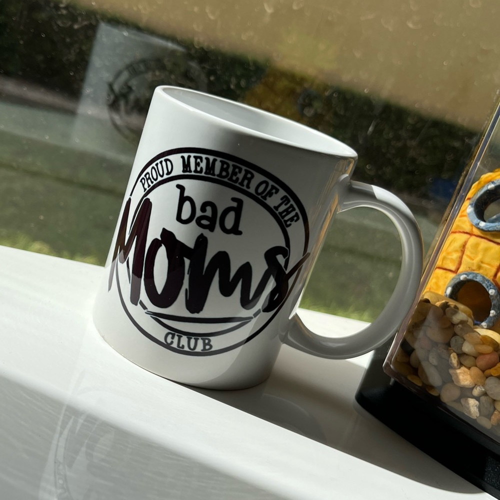 Proud member of the bad moms club coffee mug